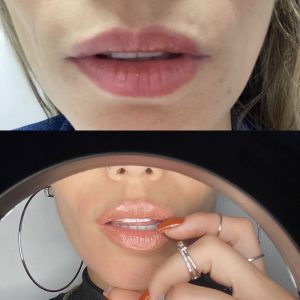 labios batom mulher